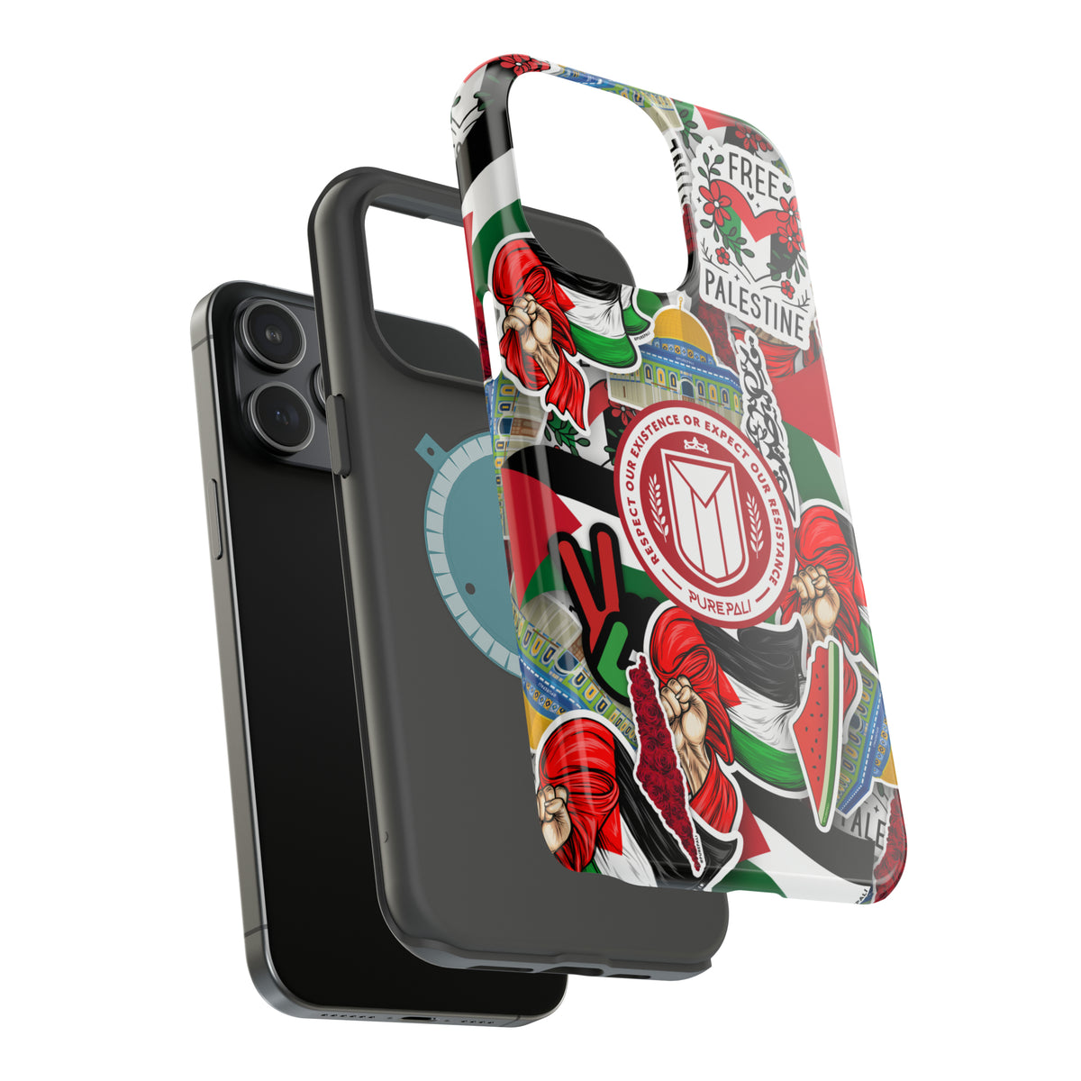 Sticker Montage Phone Case + MagSafe - PurePali