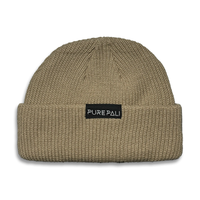 Kufiya Map Beanie | Sand - PurePali