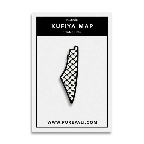 Kufiya Map Pin - PurePali