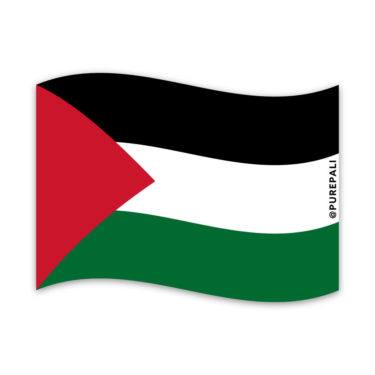 Palestine Flag Sticker - PurePali