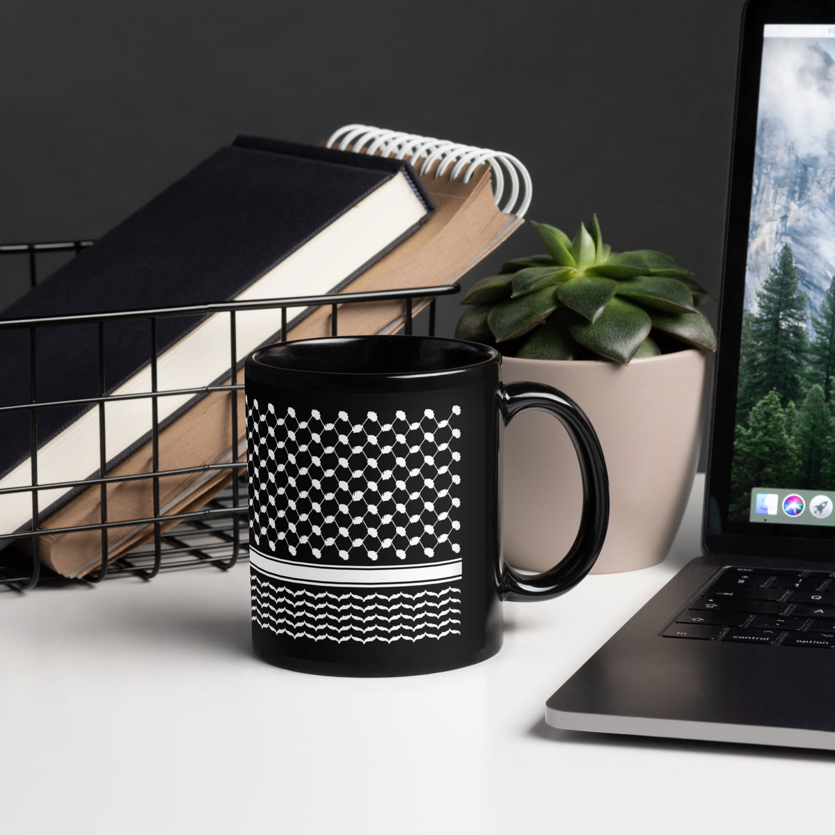 Kufiya Mug | Black - PurePali