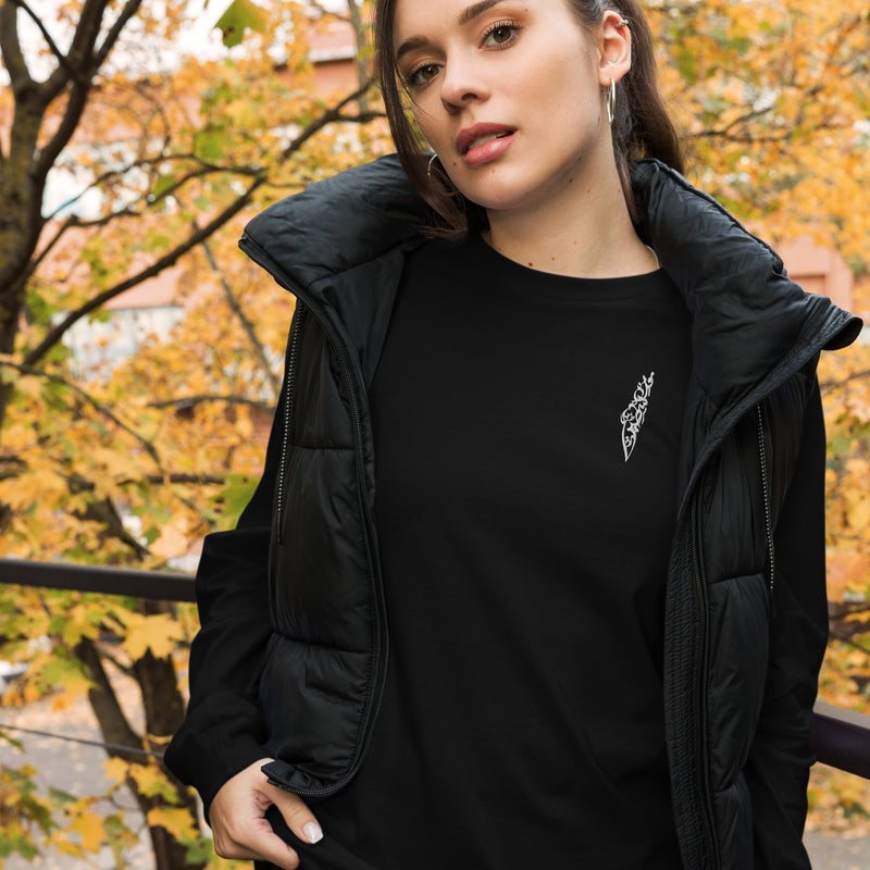 Calligraphy Map Long Sleeve | Black - PurePali