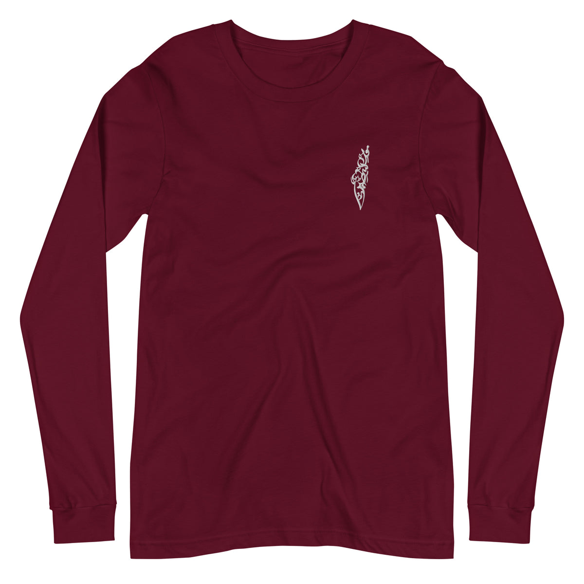 Maroon Calligraphy Long Sleeve - PurePali
