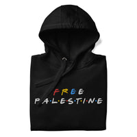 Free Palestine Embroidered Hoodie - PurePali