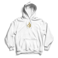 Al-Quds Embroidered Hoodie | White - PurePali