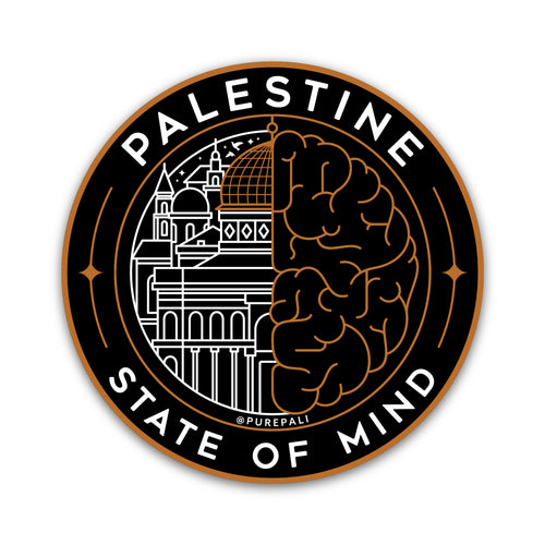 Palestine State Of Mind Sticker - PurePali